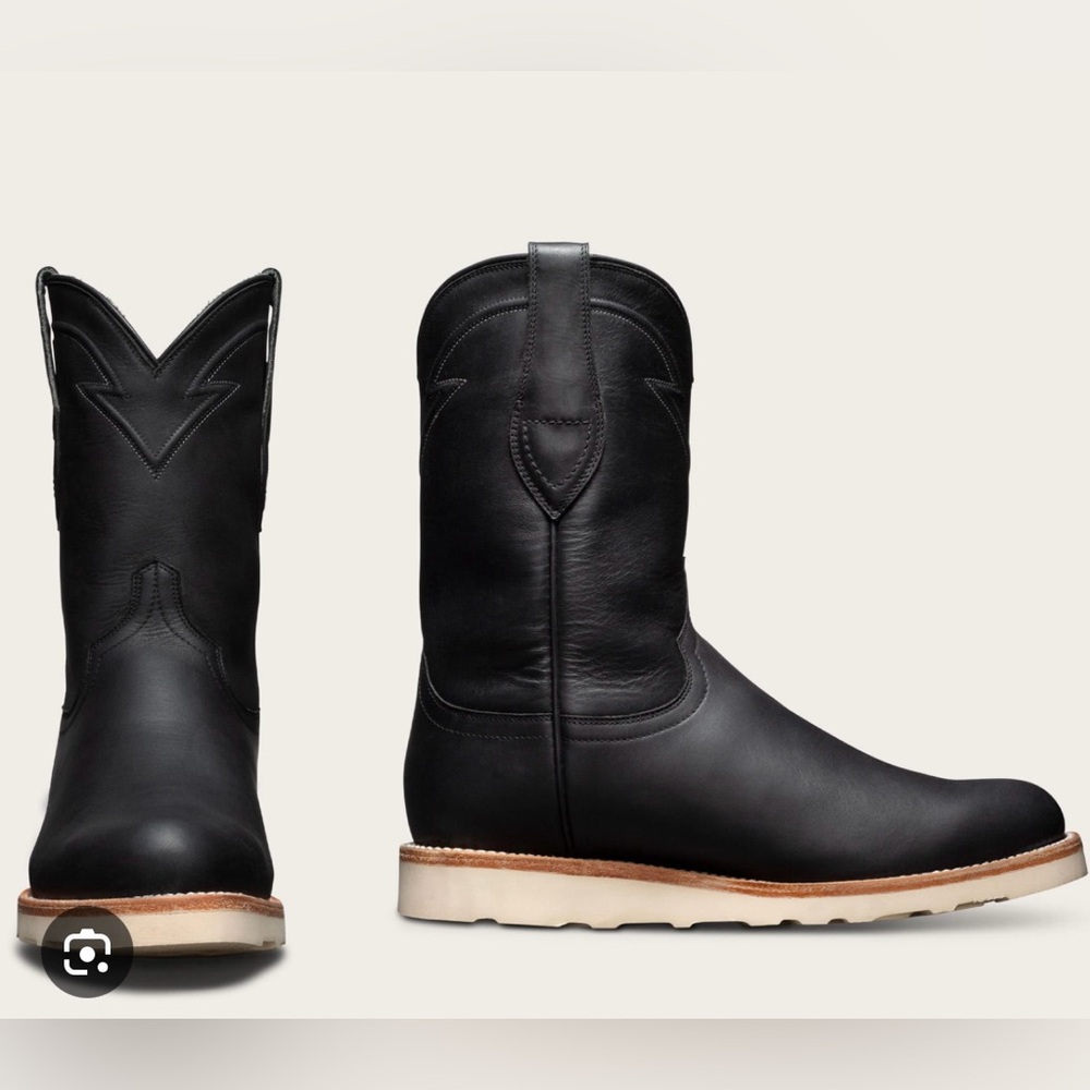 Tecovas Black Leather Men's Boots